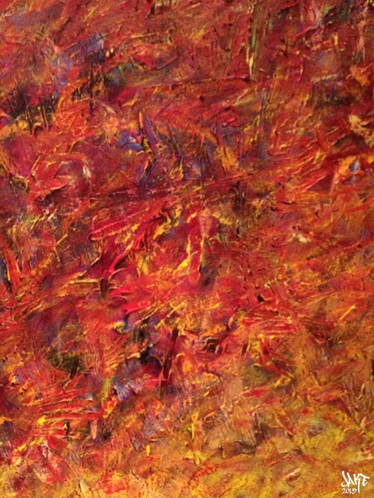 76 x 122 cm. Acrylic on linen canvas. © Jake Jackson 2015